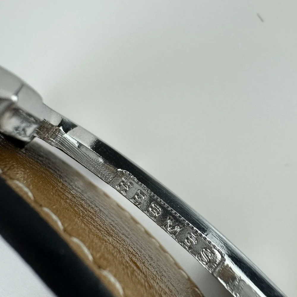 Hermès Constance H Belt Reversible Black/Brown Leather Silver Buckle Size 110